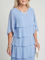 Emma | Layered Tier Midi Dress