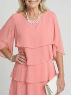 Emma | Layered Tier Midi Dress